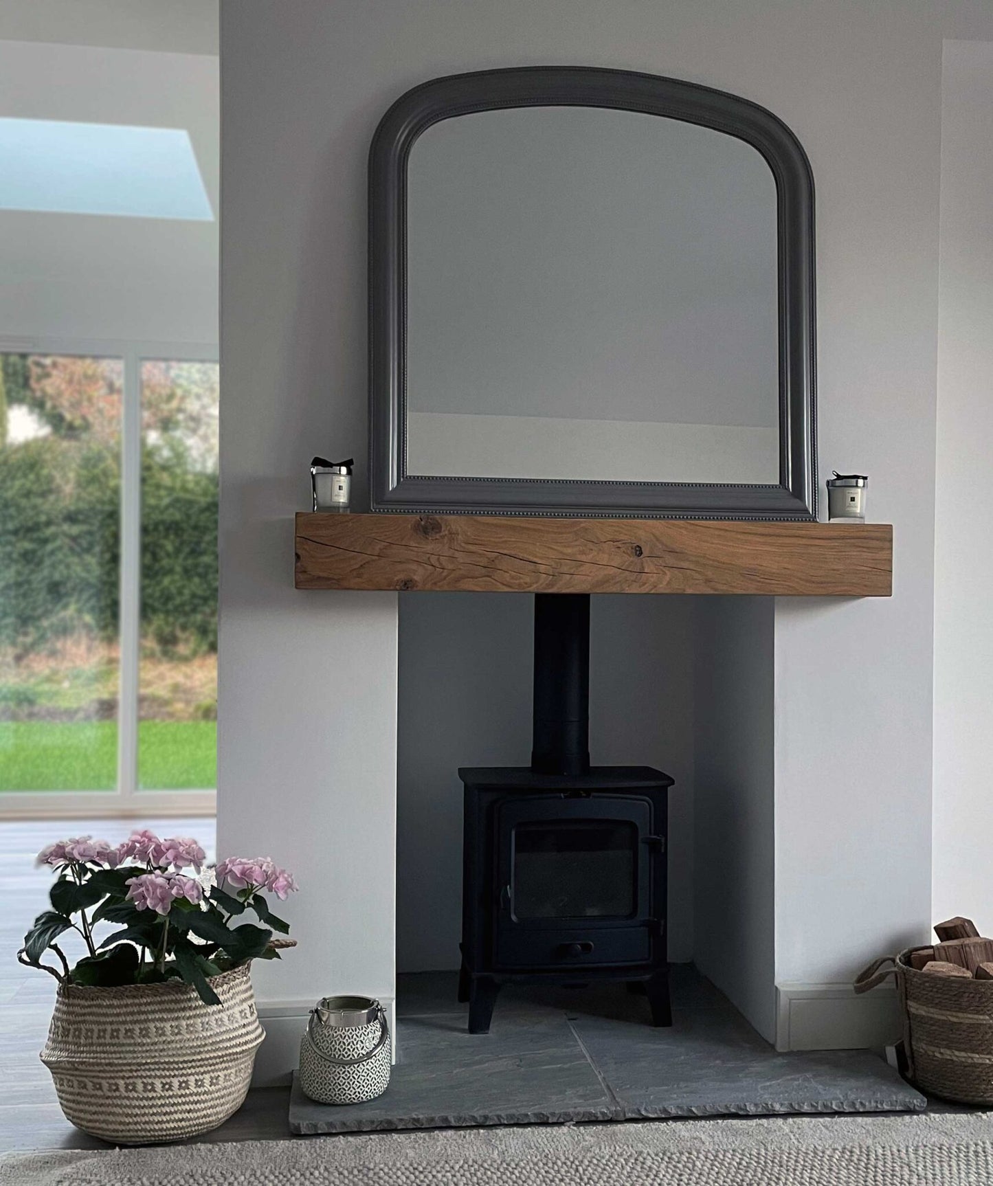 Oak Fireplace Beams - Highest Quality, Best Value Mantels (Planed and Sanded)