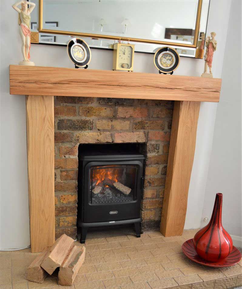 Oak Beam Fireplace Surround - 1200mm Wide