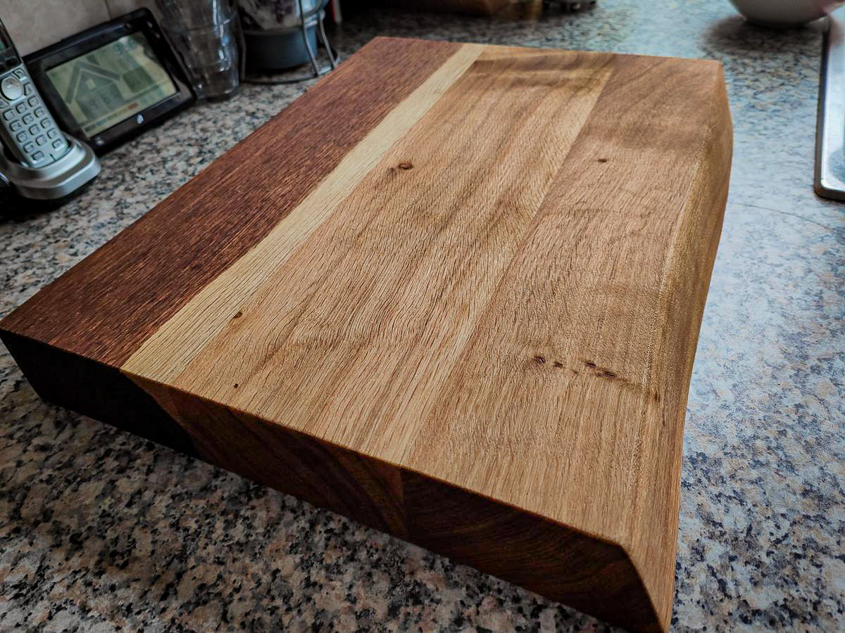 Solid Oak James Martin Style Chopping Board - Custom Size - Square Edge or Waney Edge