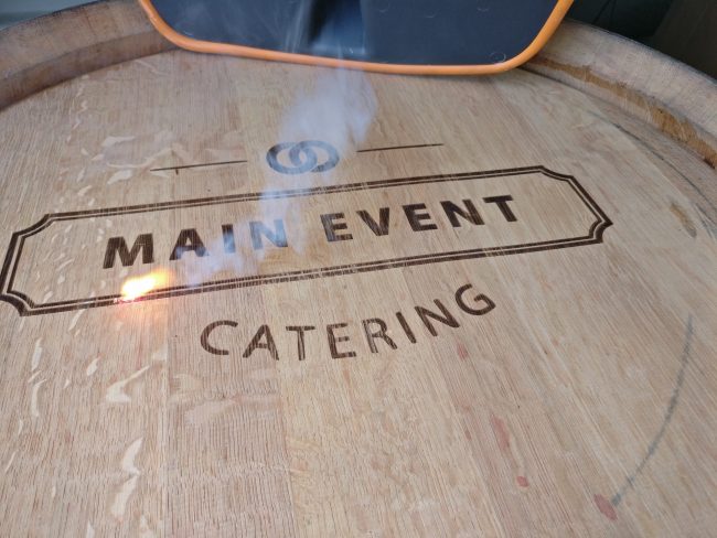 Reclaimed Oak Wine Barrel Top Lid