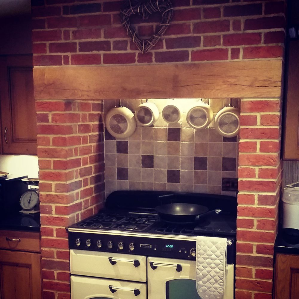 Oak Fireplace Beams - Highest Quality, Best Value Mantels (Planed and Sanded)