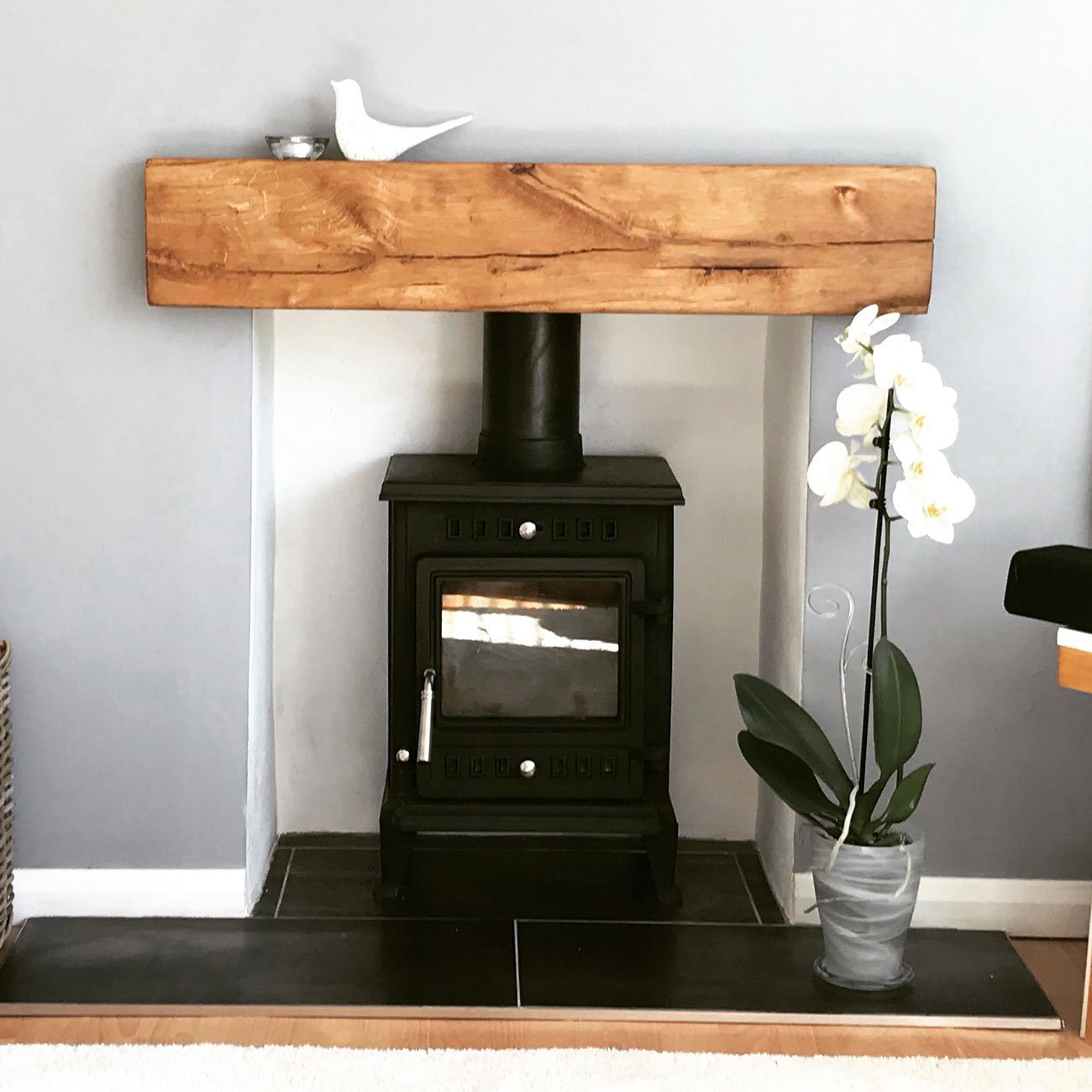 Oak Fireplace Beams - Highest Quality, Best Value Mantels (Planed and Sanded)