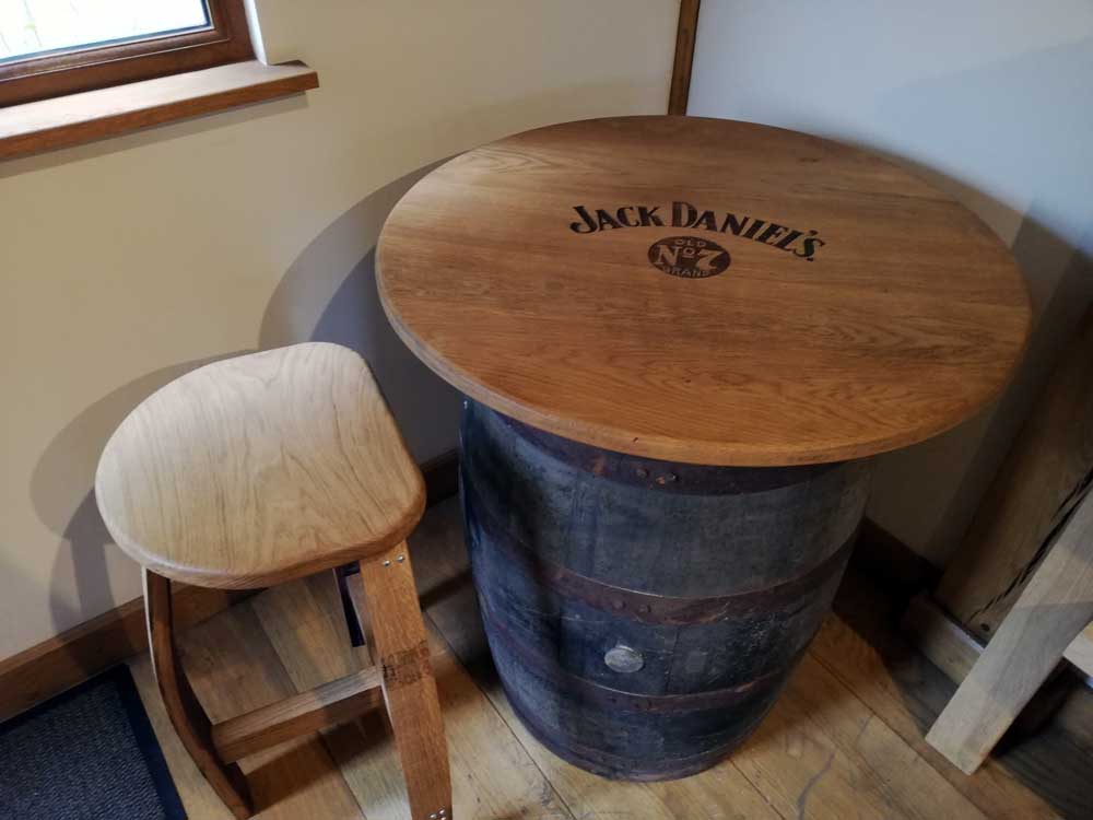 Whiskey barrel furniture sales
