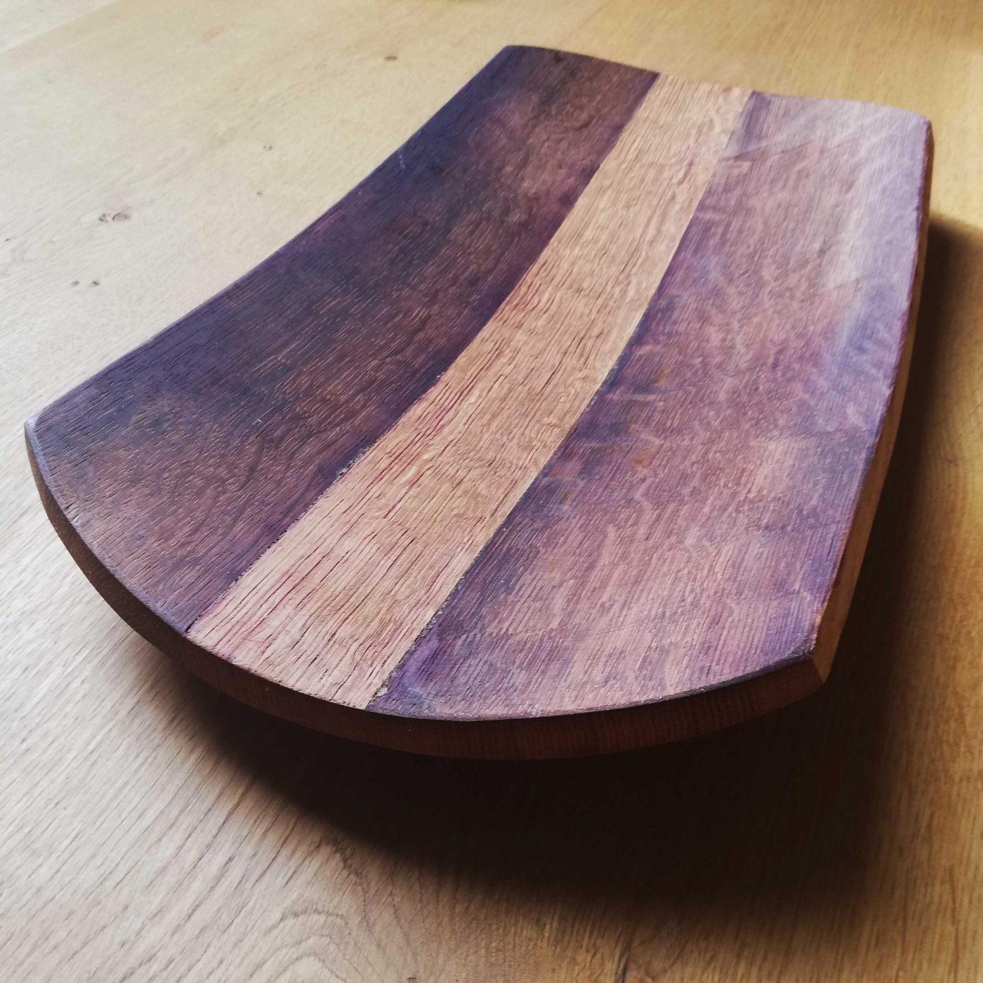 Fruit Bowl Handcrafted from Oak Barrel Staves