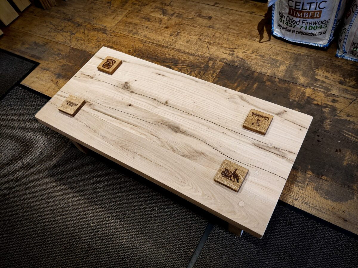 Oak Beam Coffee Table