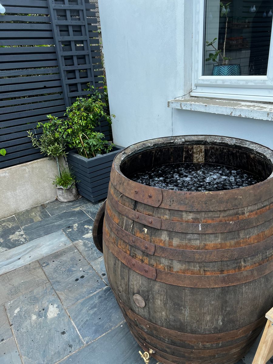 Oak Wine & Whiskey Barrel Ice Baths