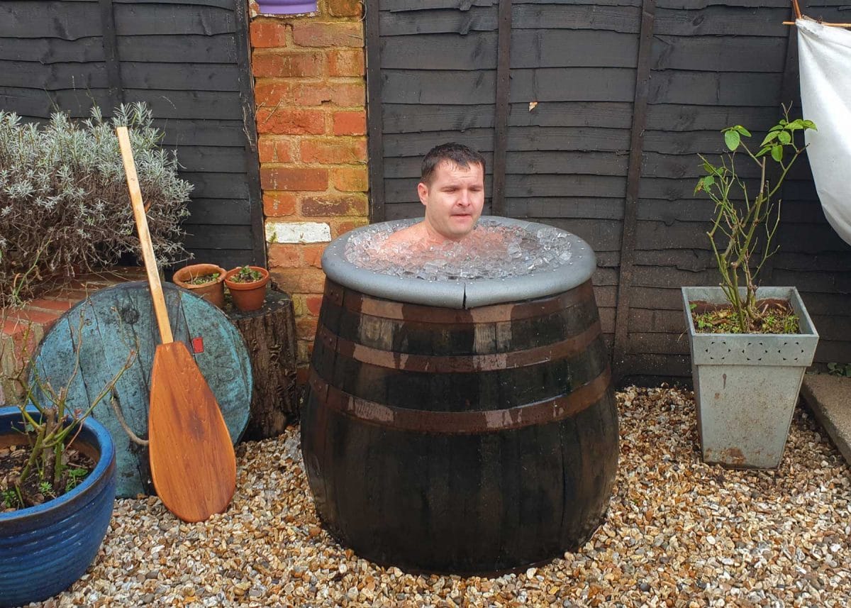 Oak Wine & Whiskey Barrel Ice Baths