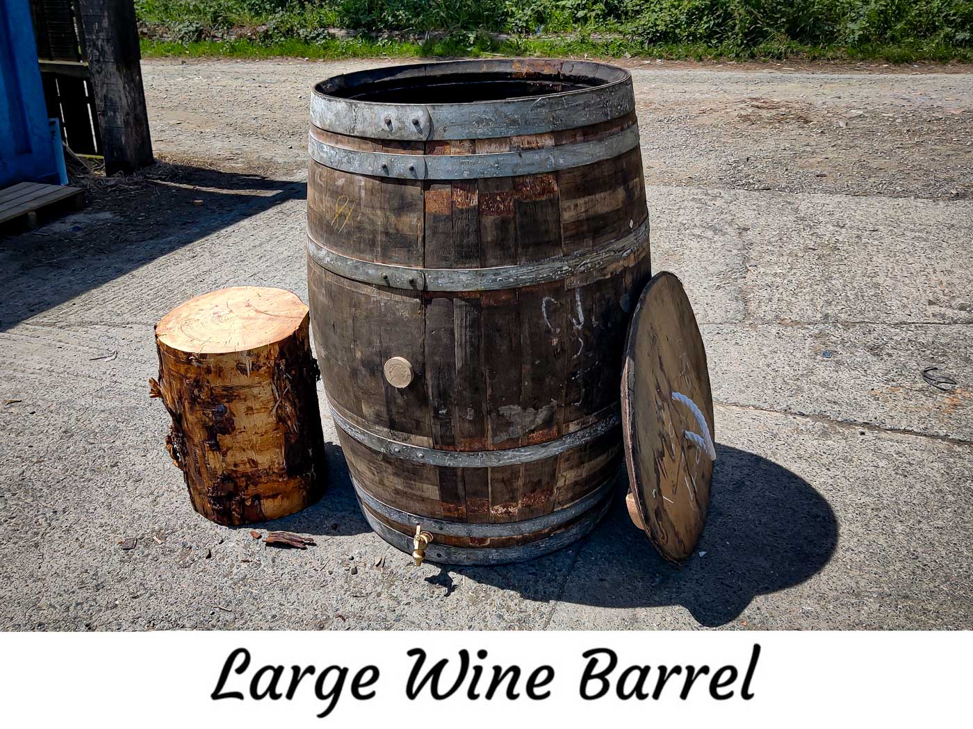 Oak Wine & Whiskey Barrel Ice Baths