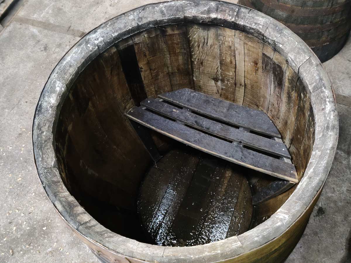 Oak Wine & Whiskey Barrel Ice Baths