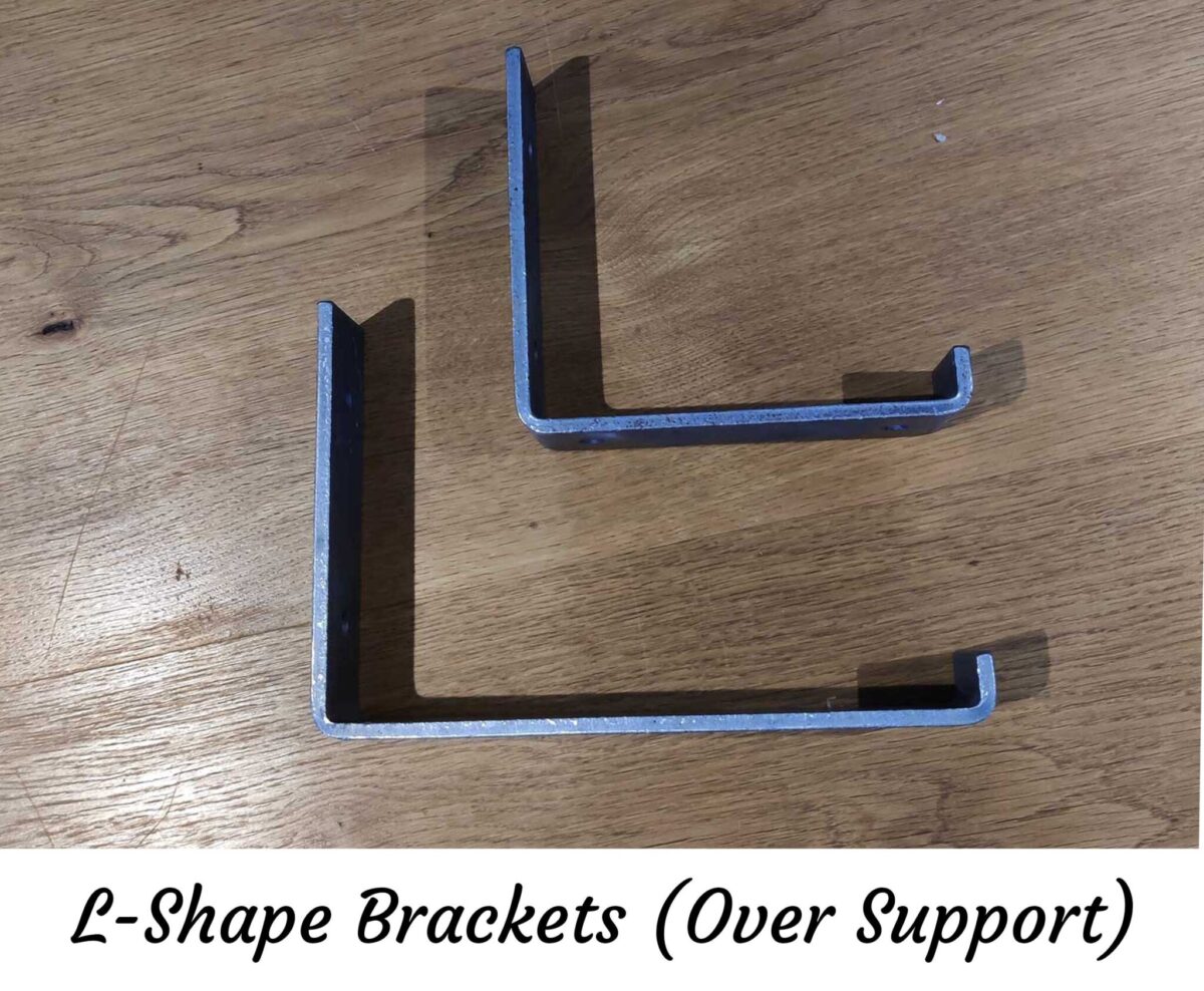 Oak Shelves with Brackets & Oils - Cut to Order Shelving, Custom Sizes
