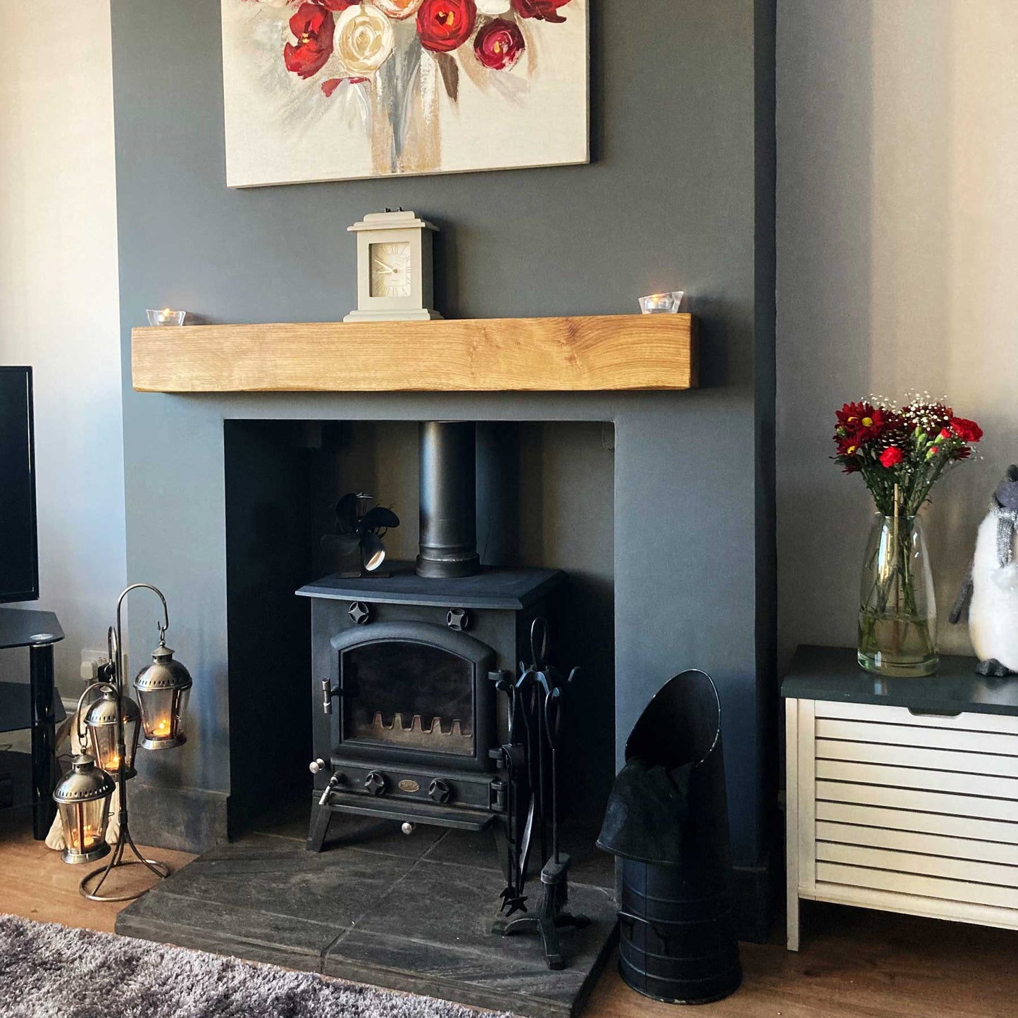 Oak Fireplace Beams - Highest Quality, Best Value Mantels (Planed and Sanded)