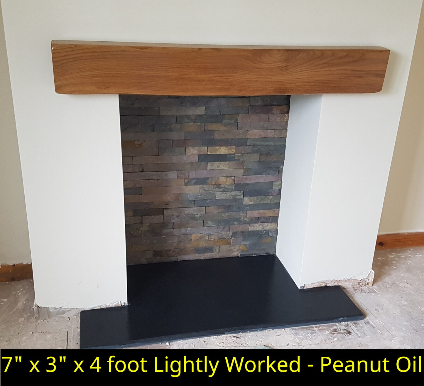 Oak Fireplace Beams - Highest Quality, Best Value Mantels (Planed and Sanded)