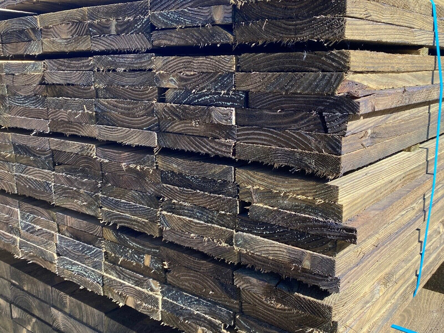 Treated Softwood Railway Sleeper Boards