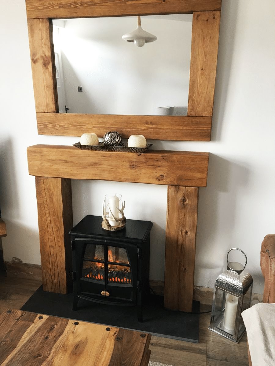 Oak Beam Fireplace Surround - 1200mm Wide