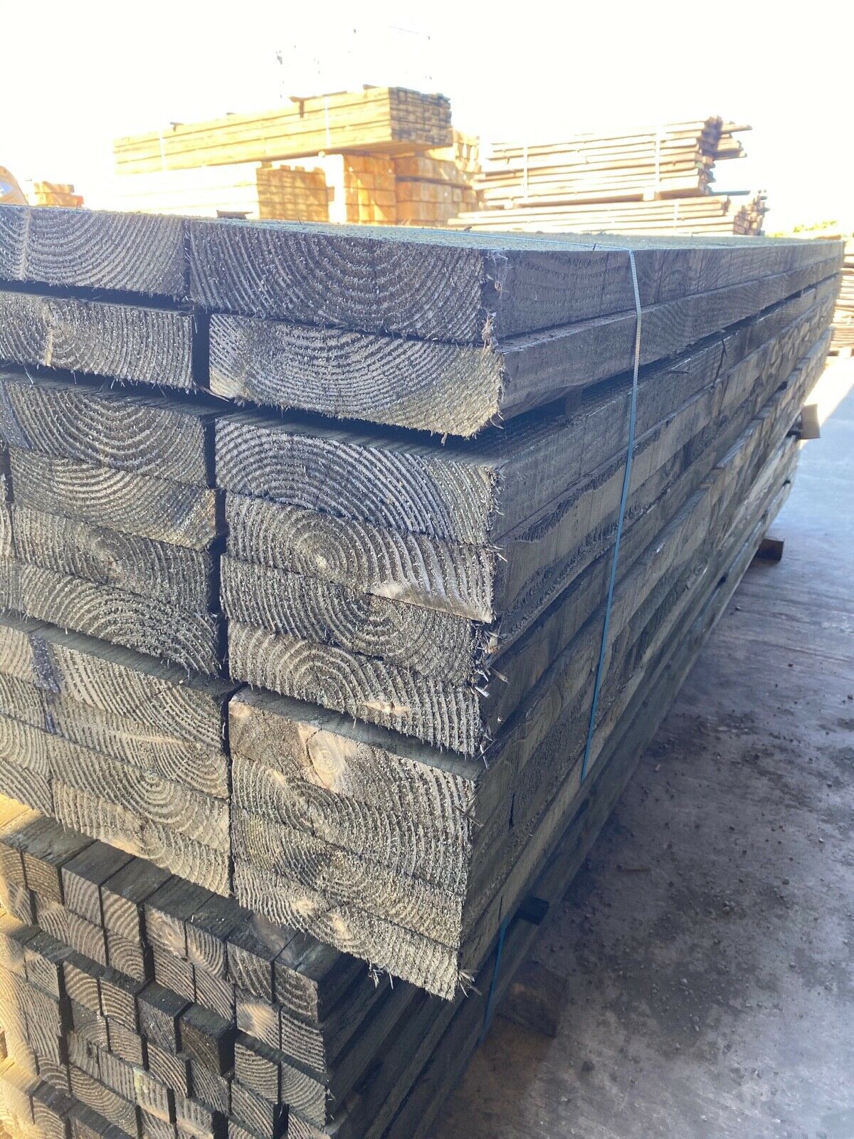 Treated Softwood Railway Sleeper Boards