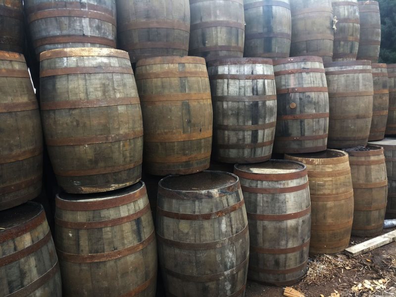 Oak Whisky Barrel Water Butt - 40 Gallon / 55 Gallon / 120 Gallon