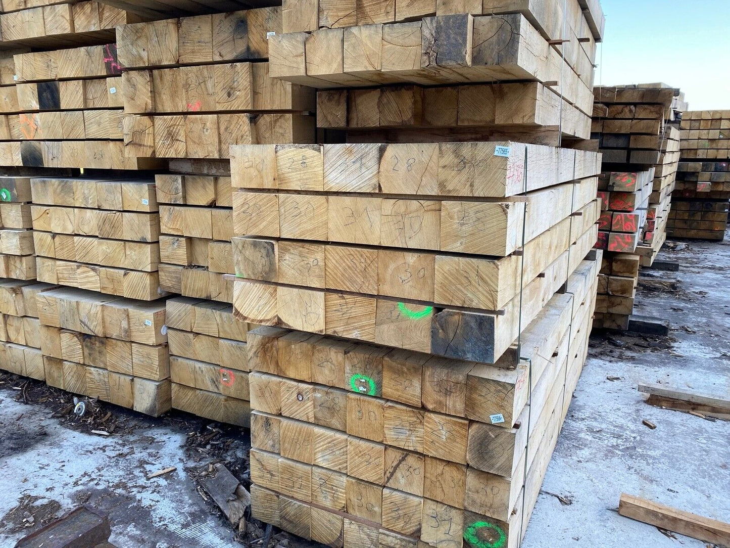 Oak Hardwood Fence Post Timber Bollards Gate Posts Wood Fencing Rail Solid Oak