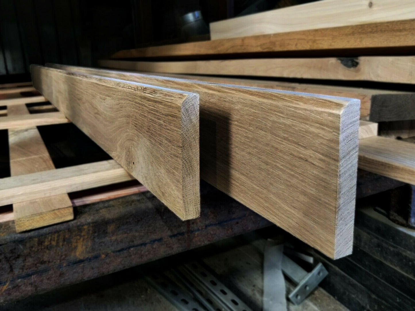 Oak Skirting Boards (Chamfered, Bull-Nosed or Square)