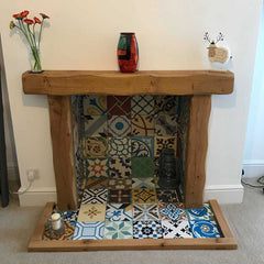 Oak Beam Fireplace Surround - 1500mm Wide