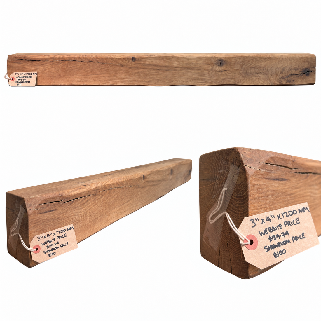 
                      
                        Clearance Solid Oak Fireplace Beams – Ready-Made, Individual Pieces
                      
                    