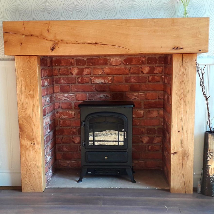 Oak Beam Fireplace Surround - 1500mm Wide