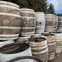 Oak Wine Barrel Water Butt