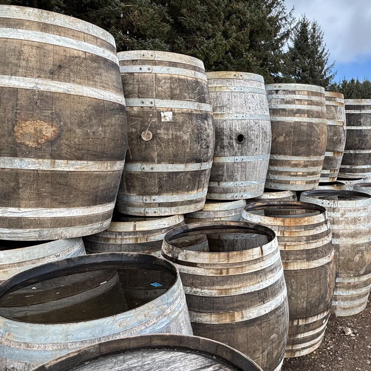 Oak Wine Barrel Water Butt