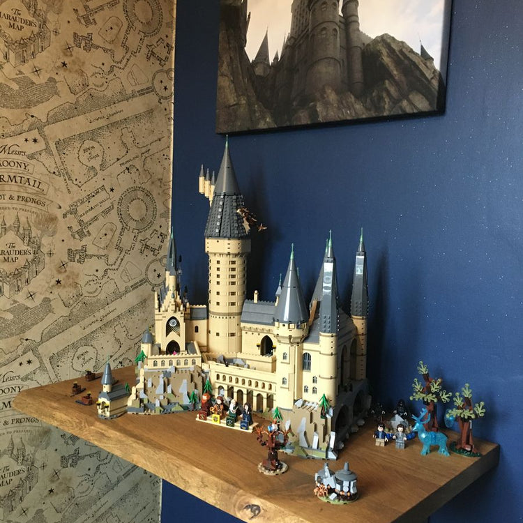 Oak Shelves with Brackets & Oils - Cut to Order Shelving, Custom Sizes