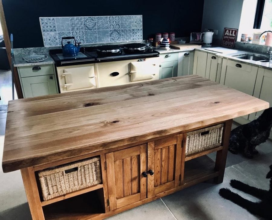 Solid Oak Worktops - Custom Sizes