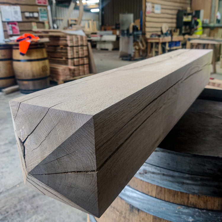 Oak Hardwood Fence Post Timber Bollards Gate Posts Wood Fencing Rail Solid Oak