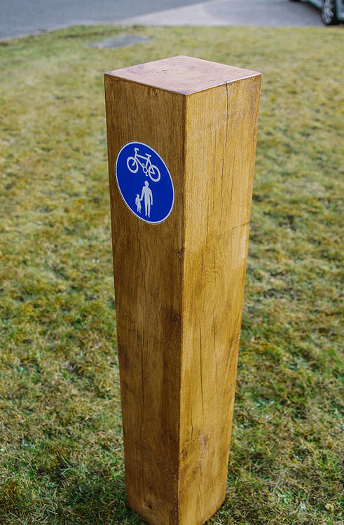 Oak Hardwood Fence Post Timber Bollards Gate Posts Wood Fencing Rail Solid Oak