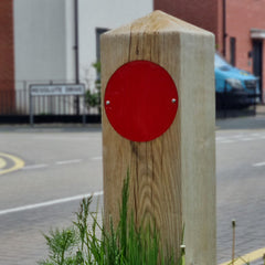 Oak Hardwood Fence Post Timber Bollards Gate Posts Wood Fencing Rail Solid Oak