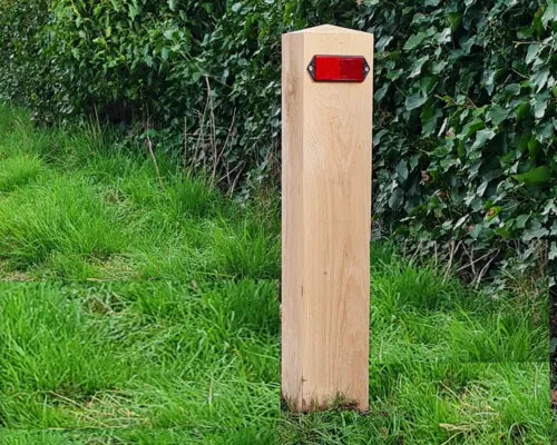 Oak Hardwood Fence Post Timber Bollards Gate Posts Wood Fencing Rail Solid Oak