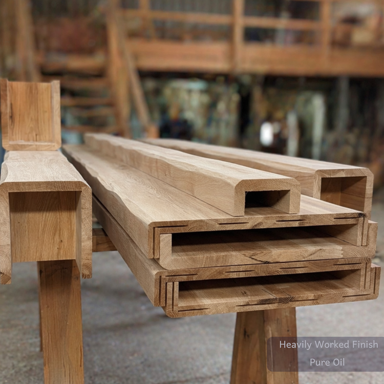 Oak Box Beams & RSJ Covers – Made to Measure Hollow Oak Beam Cladding