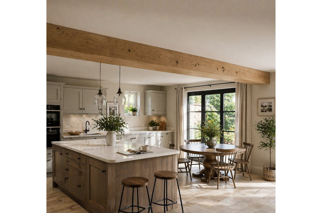 
                      
                        Oak Box Beams & RSJ Covers – Made to Measure Hollow Oak Beam Cladding
                      
                    