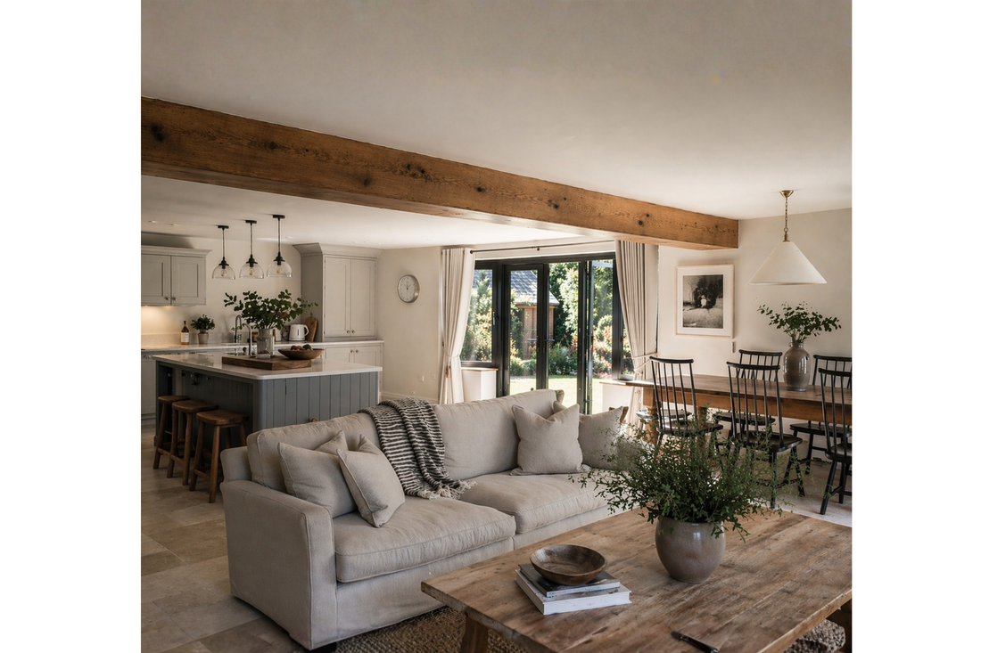 
                      
                        Oak Box Beams & RSJ Covers – Made to Measure Hollow Oak Beam Cladding
                      
                    