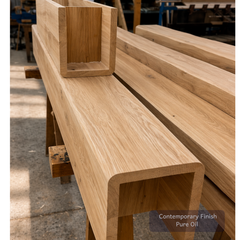 Oak Box Beams & RSJ Covers – Made to Measure Hollow Oak Beam Cladding