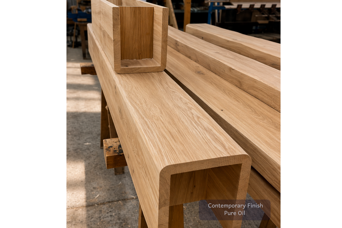 
                      
                        Oak Box Beams & RSJ Covers – Made to Measure Hollow Oak Beam Cladding
                      
                    