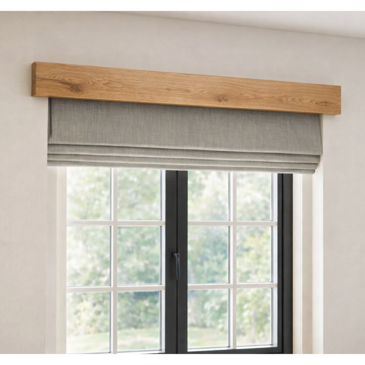 Decorative Oak Window Beam | Solid Oak Fascia Lintel | Celtic Timber UK