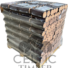 Round Hardwood Heat Logs – Premium Briquettes