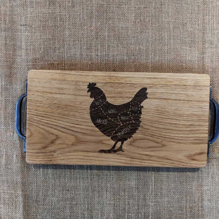 Solid Oak Chopping Boards with Personalised Engraving