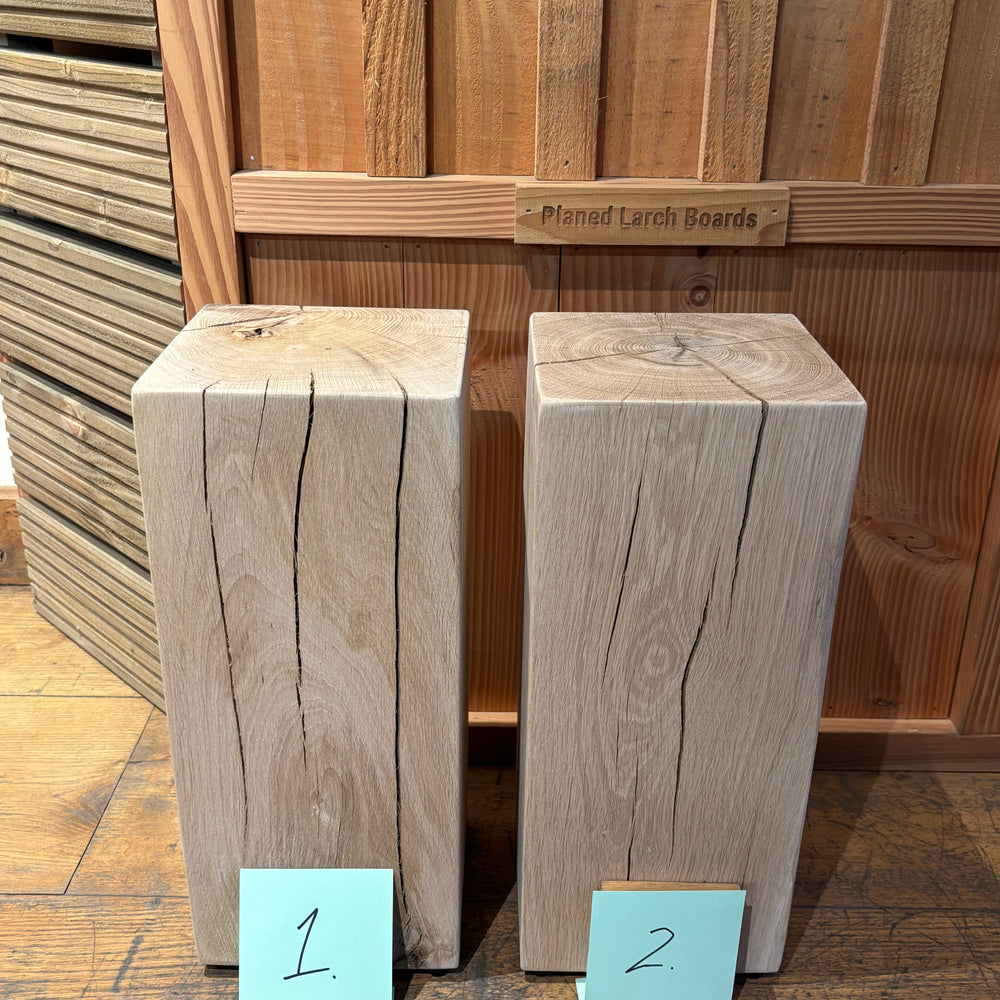 
                      
                        Solid Oak Beam Drinks Table / Lamp Stand
                      
                    