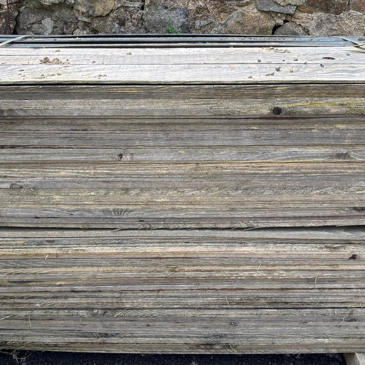 Naturally Treated Softwood Feather Edge Fencing Boards - Larch/Douglas Fir or Cedar