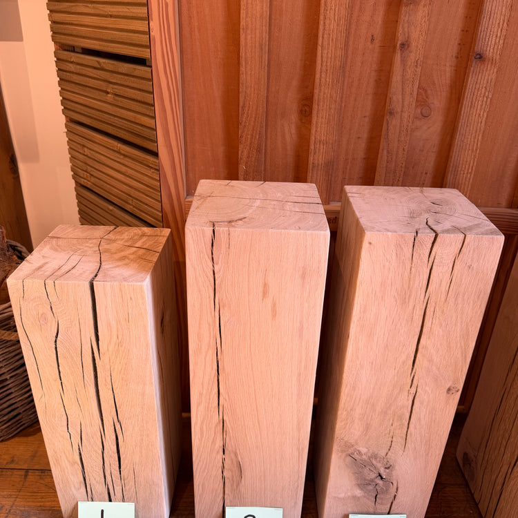 Solid Oak Lamp Stand, Side Table & Display Pedestal