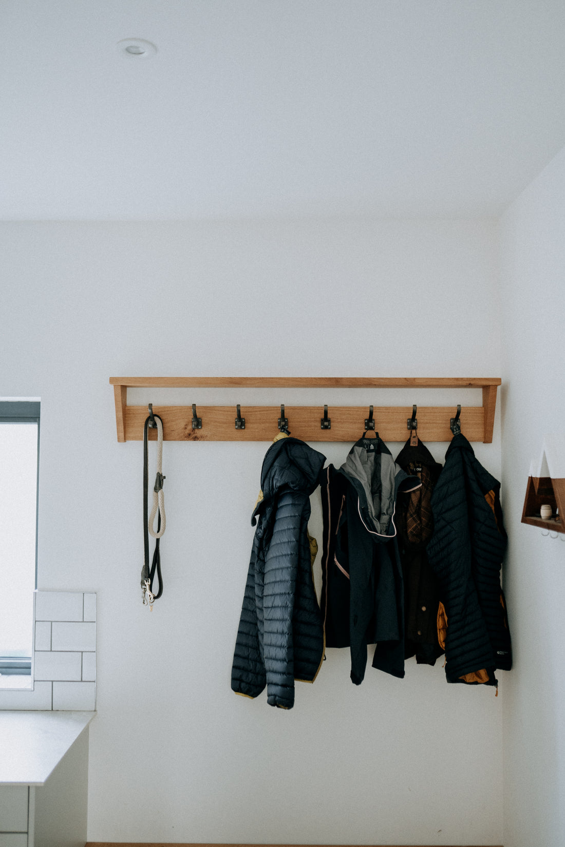 
                      
                        Solid Oak Coat Hook Rack
                      
                    