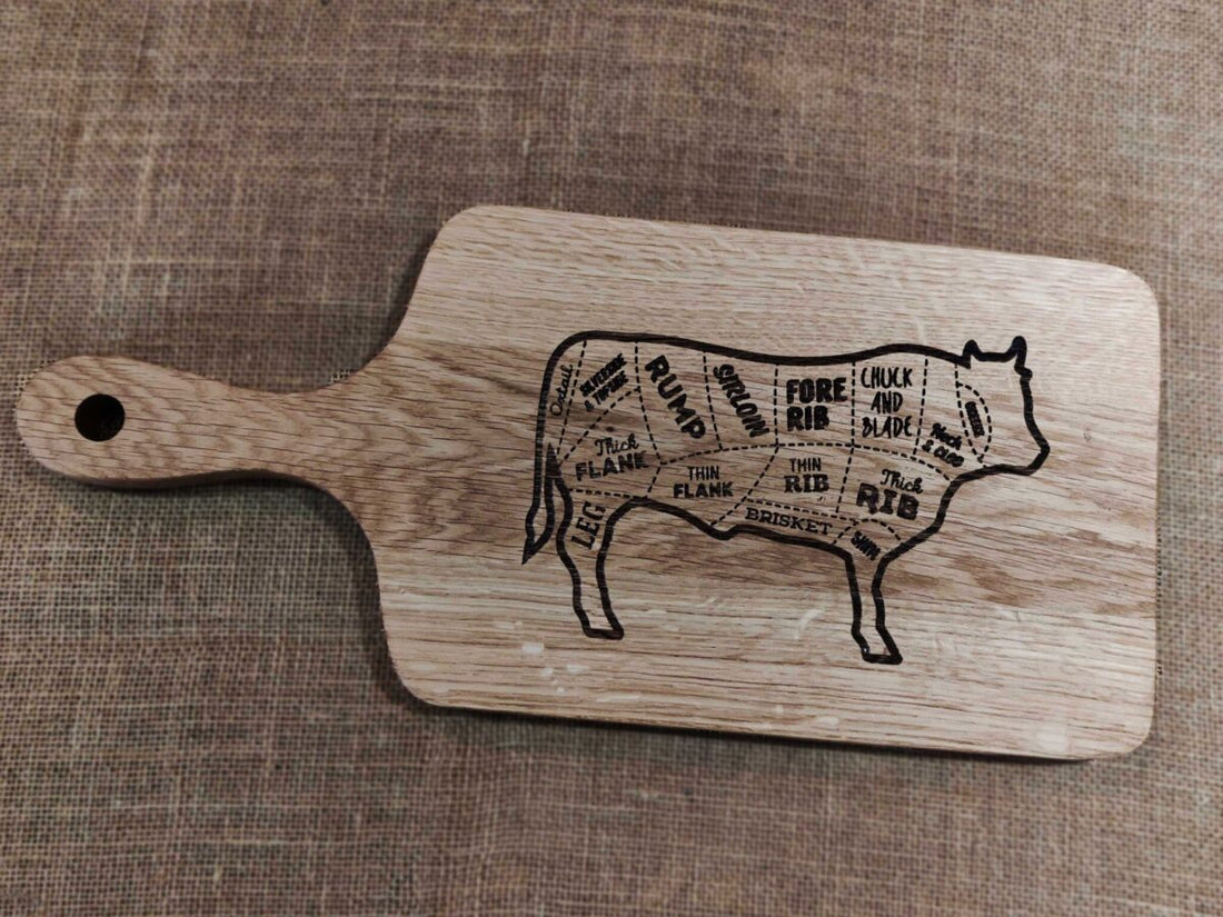 
                      
                        Solid Oak Chopping Boards with Personalised Engraving
                      
                    