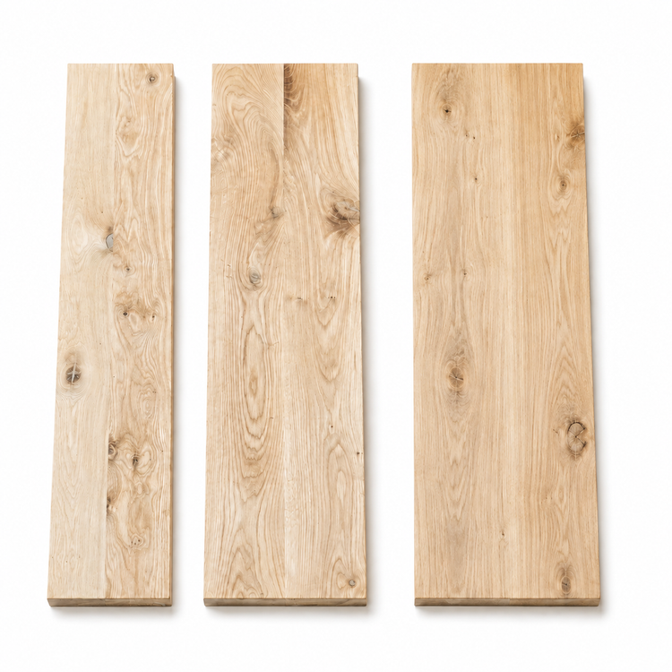 Express Solid Oak Floating Shelves – Pre-Drilled & Sanded