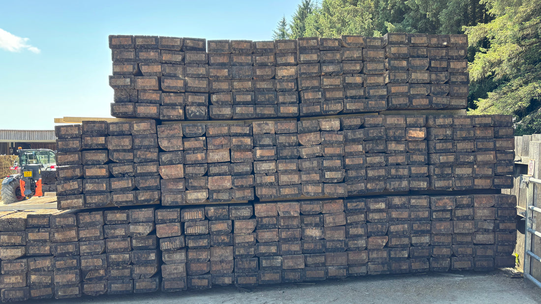
                      
                        Reclaimed Railway Sleepers
                      
                    