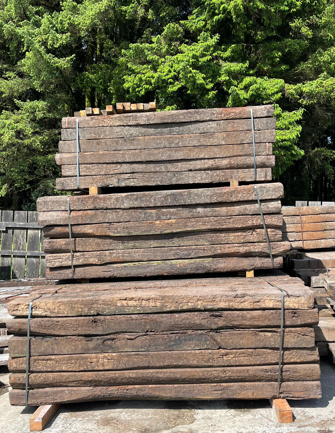 
                      
                        Reclaimed Railway Sleepers
                      
                    