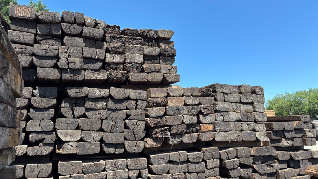 
                      
                        Reclaimed Railway Sleepers
                      
                    